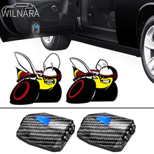 Load image into Gallery viewer, WILNARA Car Door Dynamic  Scat Pack Logo for Any Dodge Car Wireless Paste Led Lights