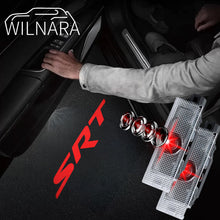 Load image into Gallery viewer, WILNARA Car Door SRT Logo for Dodge Challenger Projector Ghost Shadow Courtesy Light Welcome Light for Dodge Challenger Scat Pack RT SRT SXT GT SE