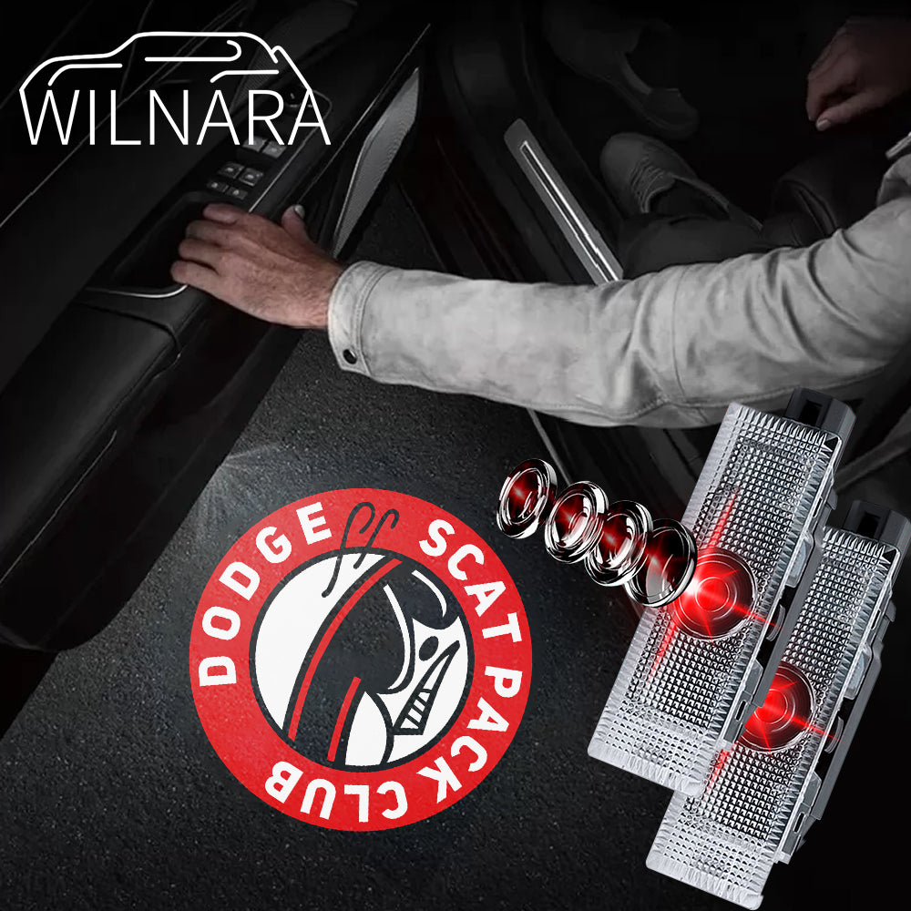 Door lights for dodge challenger top