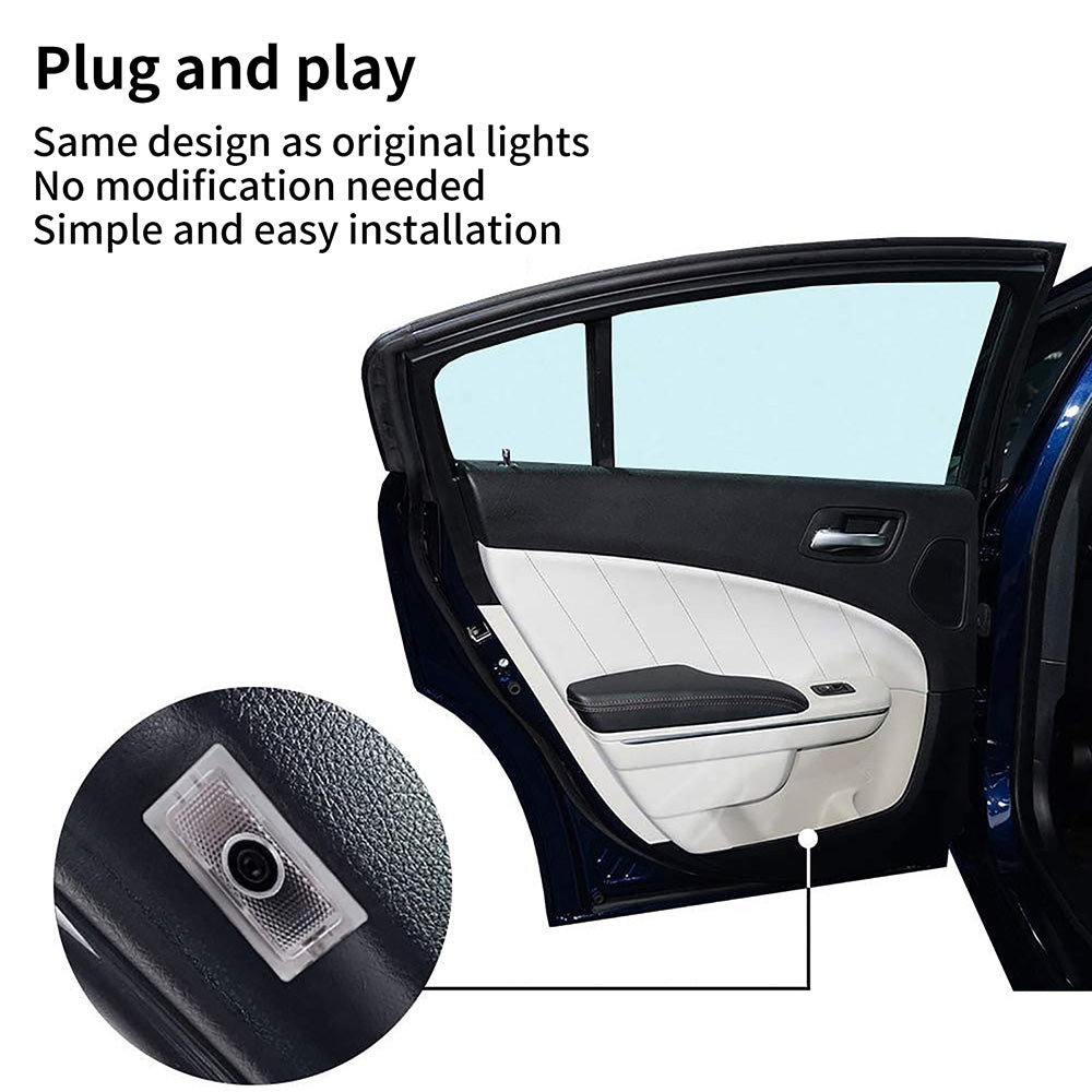 Dodge charger top led door lights
