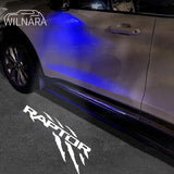 Wilnara 2Pcs For Ford F150 Raptor LED Mirror Courtesy Puddle Ghost Shadow Logo Lights Projector