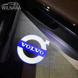 2pcs Wilnara Logo Welcome Projector Car Door Puddle Lights Courtesy for VOLVO S V XC 40 60 80 90
