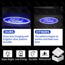 Load image into Gallery viewer, 2PCS WILNARA HD Side Rear View Mirror Puddle Batman Logo Led Shadow Ghost Lights Lamps Projector for Ford F150 Raptor
