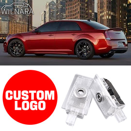 For Chrysler Car Door Lights Custom Logo 2PCS