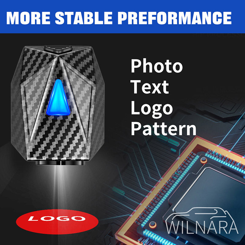Universal, Pasted,Fit 99% cars , Wireless LED Car Door Lights Custom Dynamic Logo 2PCS