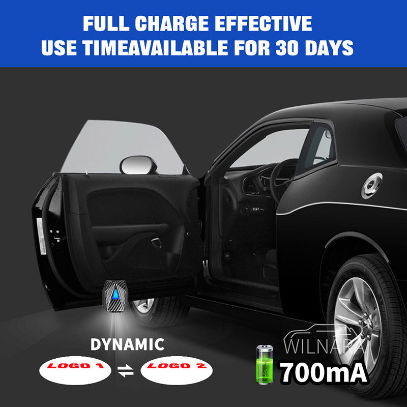Universal, Pasted,Fit 99% cars , Wireless LED Car Door Lights Custom Dynamic Logo 2PCS