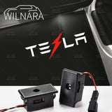 Wilnara 2PCS Never Fade Ultra-Bright Led Puddle Door Lights Logo Projector Light for Tesla Model 3 Model S Model X Model Y