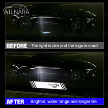 Load image into Gallery viewer, Wilnara 2PCS for 2013-2022 Ford Mustang Side Mirror Logo Lights Projectors Lamps