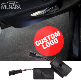 For Tesla Car Door Puddle Lights Custom logo  2PCS