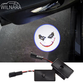 Wilnara 2PCS Never Fade Ultra-Bright Led Puddle Door Lights Logo Projector Light for Tesla Model 3 Model S Model X Model Y