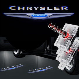 Wilnara Chrysler LED Door Logo Light Car HD Logo Projector Lights for Chrysler 300 200 Sebring