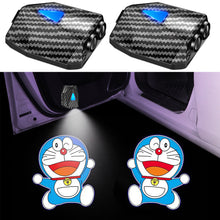 Load image into Gallery viewer, WILNARA Cartoon Wireless Car LED Door Light Doraemon Logo Welcome Shadow Projector