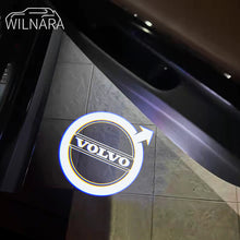 Load image into Gallery viewer, 2pcs Wilnara Logo Welcome Projector Car Door Puddle Lights Courtesy for VOLVO S V XC 40 60 80 90