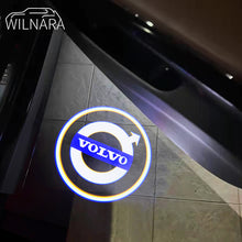Load image into Gallery viewer, 2pcs Wilnara Logo Welcome Projector Car Door Puddle Lights Courtesy for VOLVO S V XC 40 60 80 90