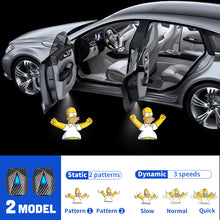 Load image into Gallery viewer, WILNARA Car LED Door Light Simpsons Logo 