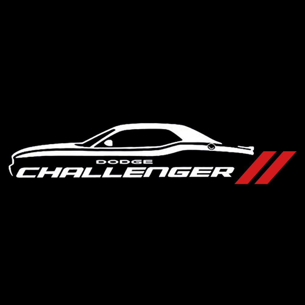 WILNARA Car Door Challenger Logo for Dodge Challenger Projector Ghost Shadow Courtesy Light Welcome Light for Dodge Challenger Scat Pack RT SRT SXT GT SE