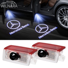 Load image into Gallery viewer, Led Car Door Logo Shadow Light Welcome Lamp For Mercedes Benz A B C E EQC G GL GLA GLC GLE GLS M Class W176 W246 W205 W212 W213