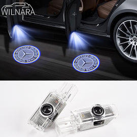 2X LED Logo door courtesy projector light HD For Mercedes ML GL R W164 X164 W251