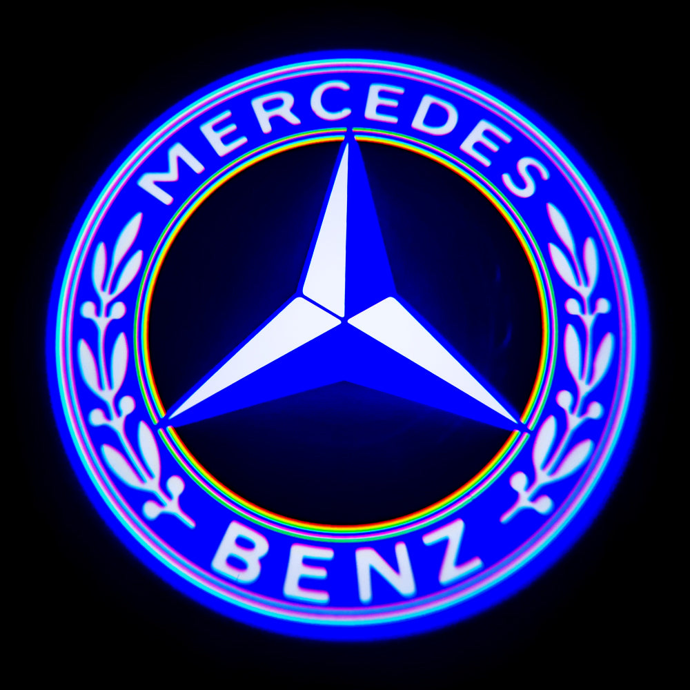 For Mercedes Benz W220 R230 LED Car Door Logo Light Projector Light with HD Logo
