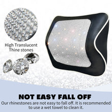 Load image into Gallery viewer, 2Pcs Bling Luxury Car Neck Pillow, Memory Foam Headrest Support Cushion Diamond