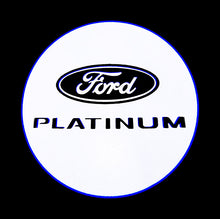 Load image into Gallery viewer, 2PCS WILNARA HD Side Rear View Mirror Puddle Platinum Logo Led Shadow Ghost Lights Lamps Projector for Ford