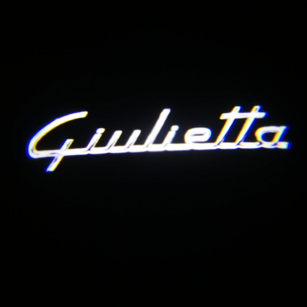 WILNARA Car Door Ghost Logo for Romeo Mito Giulietta Giulia 159 Spider Brera Projector Shadow Courtesy Light