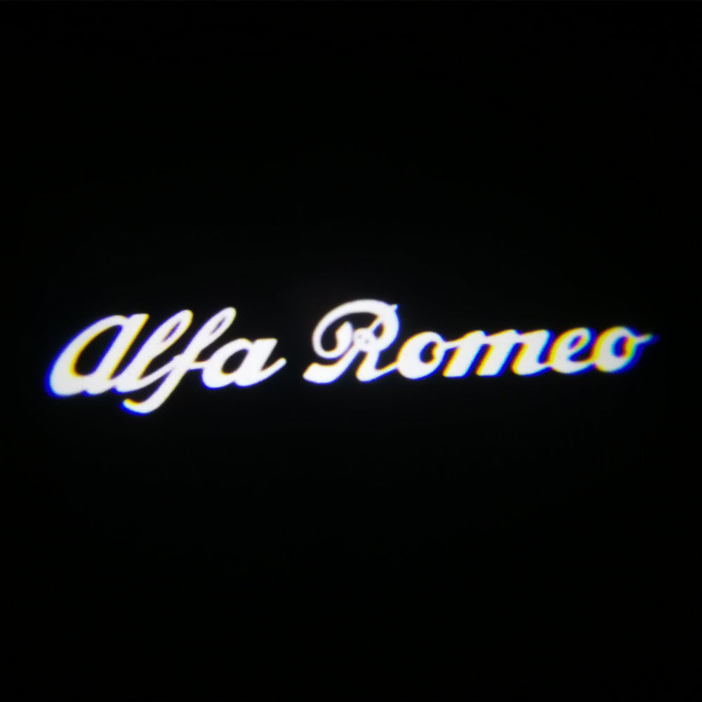 WILNARA Car Door Ghost Logo for Romeo Mito Giulietta Giulia 159 Spider Brera Projector Shadow Courtesy Light