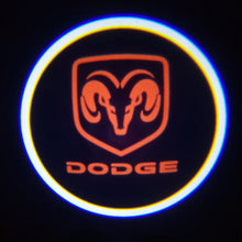 Load image into Gallery viewer, WILNARA Wireless Led Door Logo Projector Lights for Dodge Ram Series Paste Car Puddle Lights