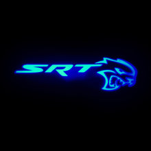 Load image into Gallery viewer, WILNARA Car Door Logo for Dodge Charger Car Door LED Logo Courtesy Step Lamp Projector Ghost Shadow Puddle Light for Dodge SRT R/T SXT GT