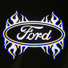 Load image into Gallery viewer, 2PCS  WILNARA HD Side Rear View Mirror Puddle Lights Lampd Projector Logo for Ford