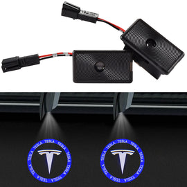 Never Fade Ultra-Bright Led Puddle Door Lights Logo Projector Light for Tesla Model 3 Model S Model X Model Y