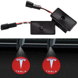 Never Fade Ultra-Bright Led Puddle Door Lights Logo Projector Light for Tesla Model 3 Model S Model X Model Y