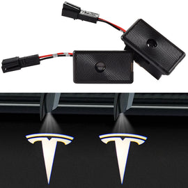 Never Fade Ultra-Bright Led Puddle Door Lights Logo Projector Light for Tesla Model 3 Model S Model X Model Y