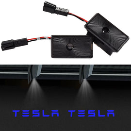 Never Fade Ultra-Bright Led Puddle Door Lights Logo Projector Light for Tesla Model 3 Model S Model X Model Y