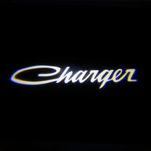Load image into Gallery viewer, WILNARA Car Door Charger Logo for Dodge Charger Car Door LED Logo Courtesy Step Lamp Projector Ghost Shadow Puddle Light for Dodge SRT R/T SXT GT