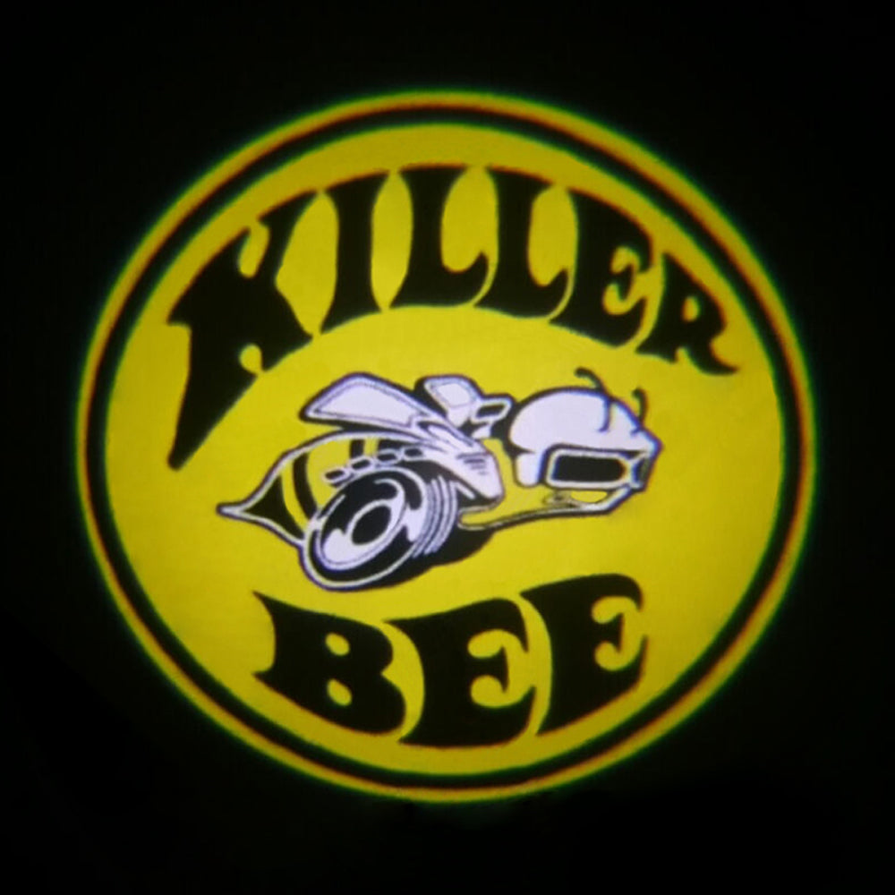 WILNARA Car Door Kill Bee Logo for Dodge Challenger