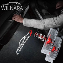 Load image into Gallery viewer, WILNARA Car Door Challenger Logo for Dodge Challenger Projector Ghost Shadow Courtesy Light Welcome Light for Dodge Challenger Scat Pack RT SRT SXT GT SE