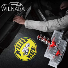 Load image into Gallery viewer, WILNARA Car Door KILLER BEE Logo for Dodge Challenger Projector Ghost Shadow Courtesy Light Welcome Light for Dodge Challenger Scat Pack RT SRT SXT GT SE