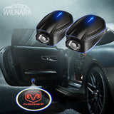 WILNARA Led Door Logo Projector Lights for Dodge Ram Series Paste Car Puddle Lights