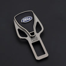 Load image into Gallery viewer, 1 Pcs Ford Car Seat Belt Clip Buckle Plug Clip seat belt alarm buckle key Alarm Warning Light Stopper Safety Plug