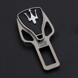 1 Pcs Maserati Car Seat Belt Clip Buckle Plug Clip seat belt alarm buckle key Alarm Warning Light Stopper Safety Plug