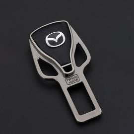 1 Pcs Mazda Car Seat Belt Clip Buckle Plug Clip seat belt alarm buckle key Alarm Warning Light Stopper Safety Plug