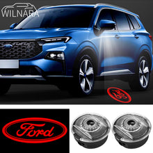 Load image into Gallery viewer, 2PCS WILNARA HD Side Rear View Mirror Puddle Ford Logo Led Shadow Ghost Lights Lamps Projector for Ford