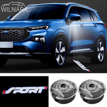 Load image into Gallery viewer, 2PCS WILNARA HD Side Rear View Mirror Puddle Sport Logo Led Shadow Ghost Lights Lamps Projector for Ford