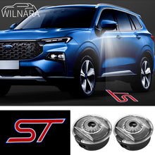 Load image into Gallery viewer, 2PCS  WILNARA HD Side Rear View Mirror Puddle Lights Lampd Projector ST Logo for Ford