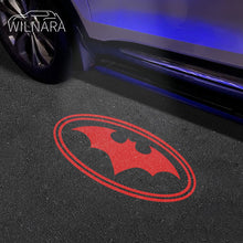 Load image into Gallery viewer, 2PCS WILNARA HD Side Rear View Mirror Puddle Batman Logo Led Shadow Ghost Lights Lamps Projector for Ford
