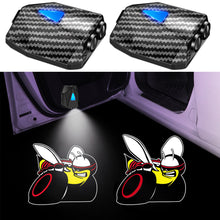 Load image into Gallery viewer, WILNARA 2X Moving Cartoon Wireless Car LED Door Light Doraemon Logo Welcome Shadow Projector