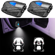 Load image into Gallery viewer, WILNARA 2X Moving Cartoon Wireless Car LED Door Light Doraemon Logo Welcome Shadow Projector