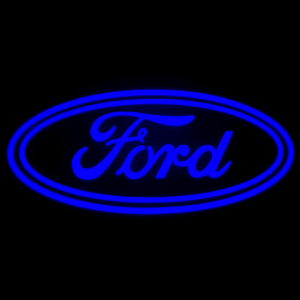 2PCS WILNARA HD Side Rear View Mirror Puddle Ford Logo Led Shadow Ghost Lights Lamps Projector for Ford