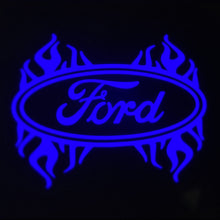 Load image into Gallery viewer, 2PCS WILNARA HD Side Rear View Mirror Puddle Cool Red Fire Ford Logo Led Shadow Ghost Lights Lamps Projector for Ford